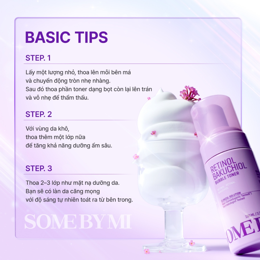  Nước Hoa Hồng Some By Mi Retinol Bakuchiol Bubble Toner 100ml 