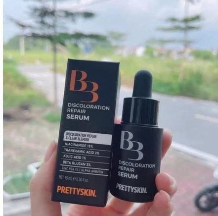  Tinh Chất Dưỡng Trắng Da, Mờ Thâm PrettySkin B3 Discoloration Repair Serum 50ml 