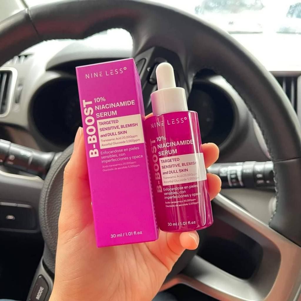  (TÍM) Tinh Chất Dưỡng Sáng, Thu Nhỏ Lỗ Chân Lông Nineless B-Boost 10% Niacinamide Serum 30ml 