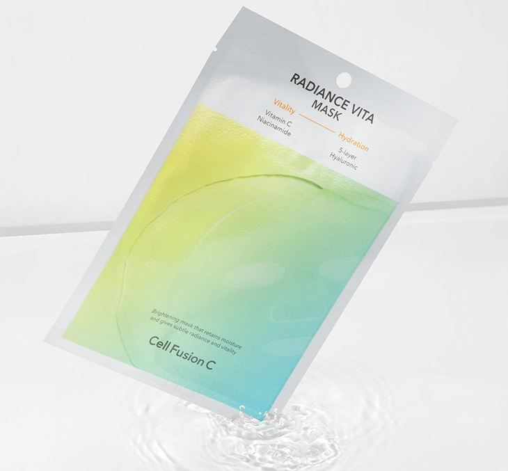  Mặt nạ giấy dưỡng ẩm, sáng da Cell Fusion C Radiance Vita Mask 25ml (1 miếng) 
