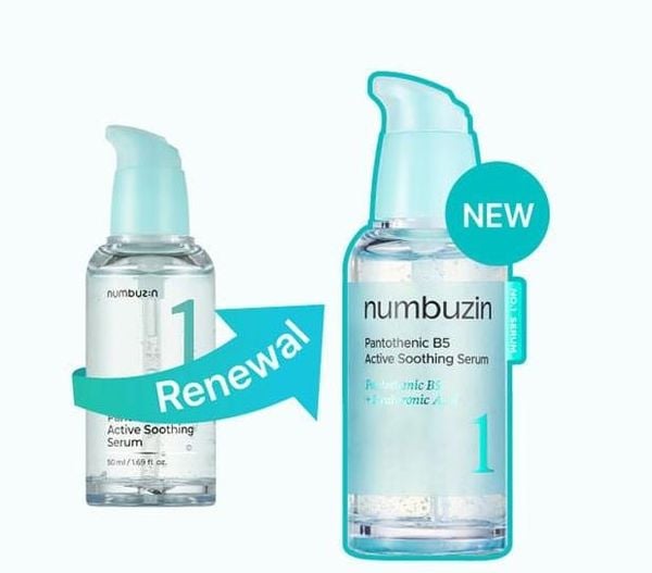  Tinh Chất Dưỡng ẩm, Giảm Dầu Nhờn Numbuzin No.1 Pantothenic B5 Active Soothing Serum 50ml 