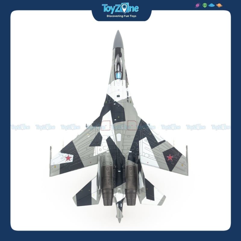 Mô hình máy bay chiến đấu Su-35 Super Flanker Russian Air Force 1:100 Nsmodel