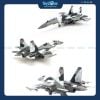 Mô hình máy bay chiến đấu Su-35 Super Flanker Russian Air Force 1:100 Nsmodel