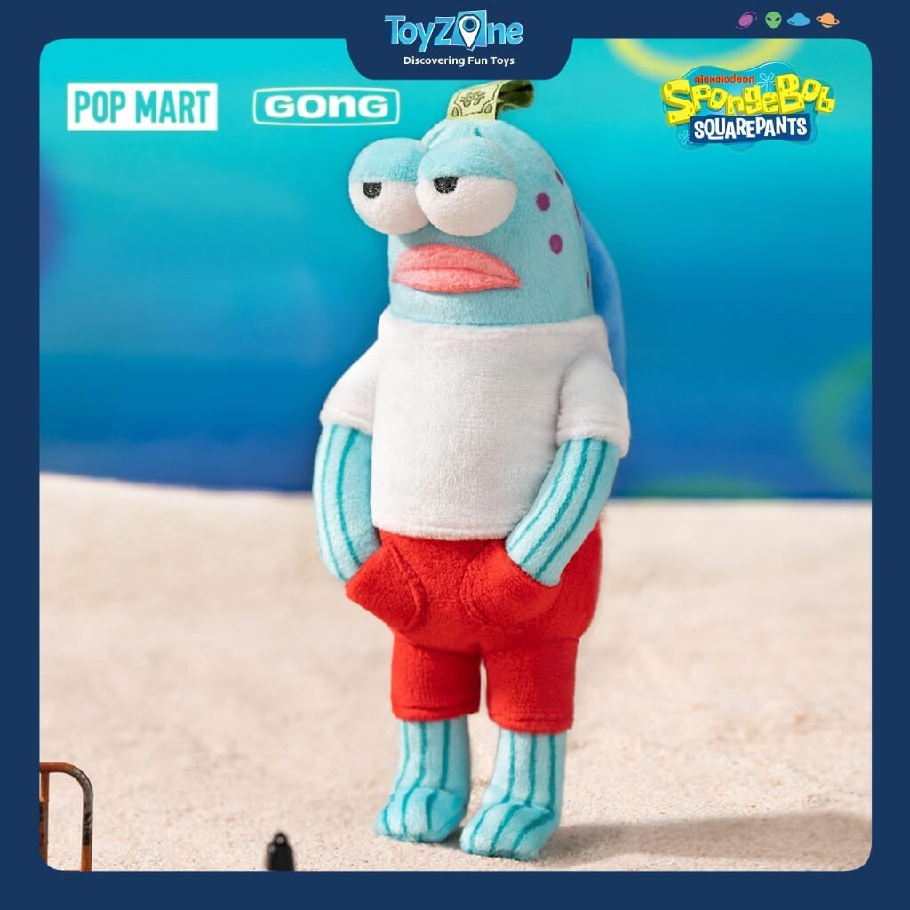 Mô hình Blind box Móc khóa Bikini Bottom Buddies Whimsical Plush POP MART