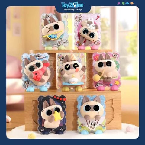 Mô hình đồ chơi Blind box Siamese Cat Azukisan's Healing Moment Series ( Khoảnh Khắc Chữa Lành ) NOBEKO