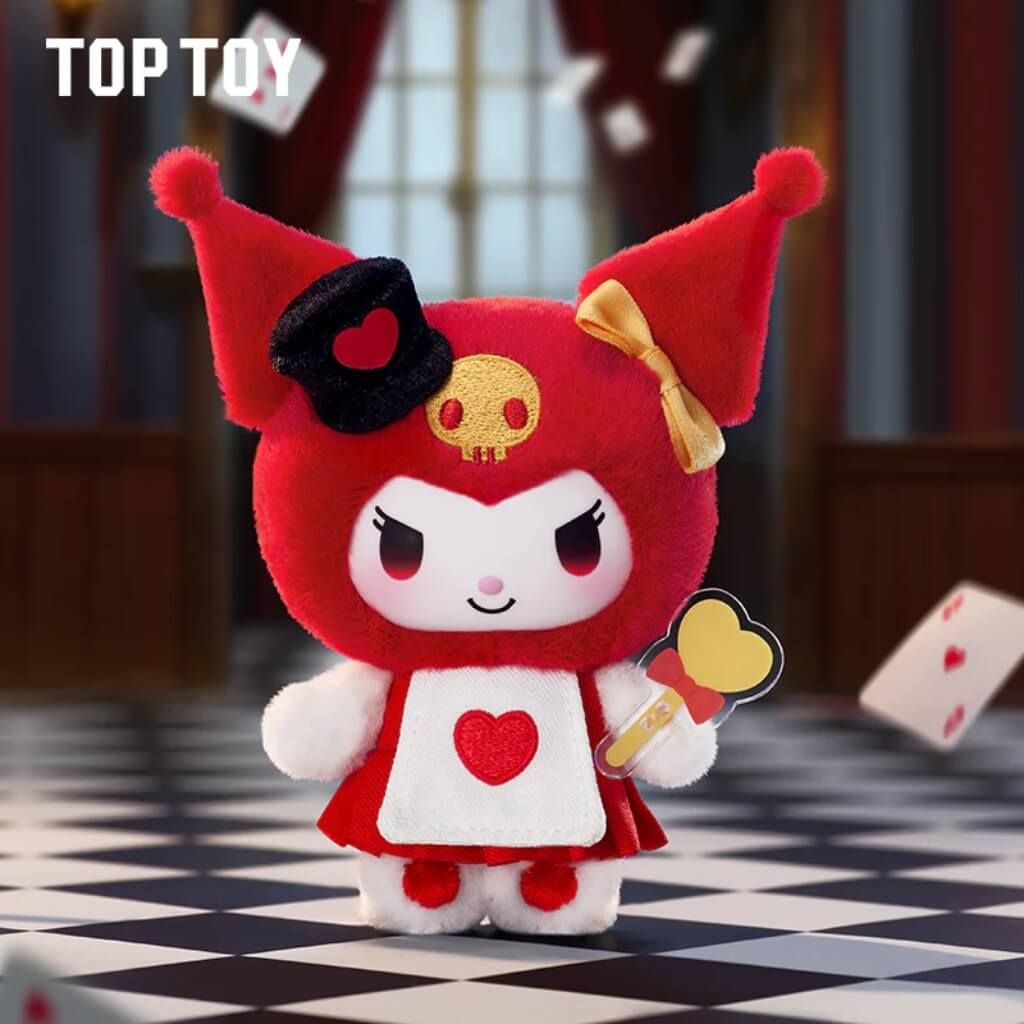 Mô hình đồ chơi Blind box Kuromi Poker Kingdom Series Plush Pendant TOP TOY