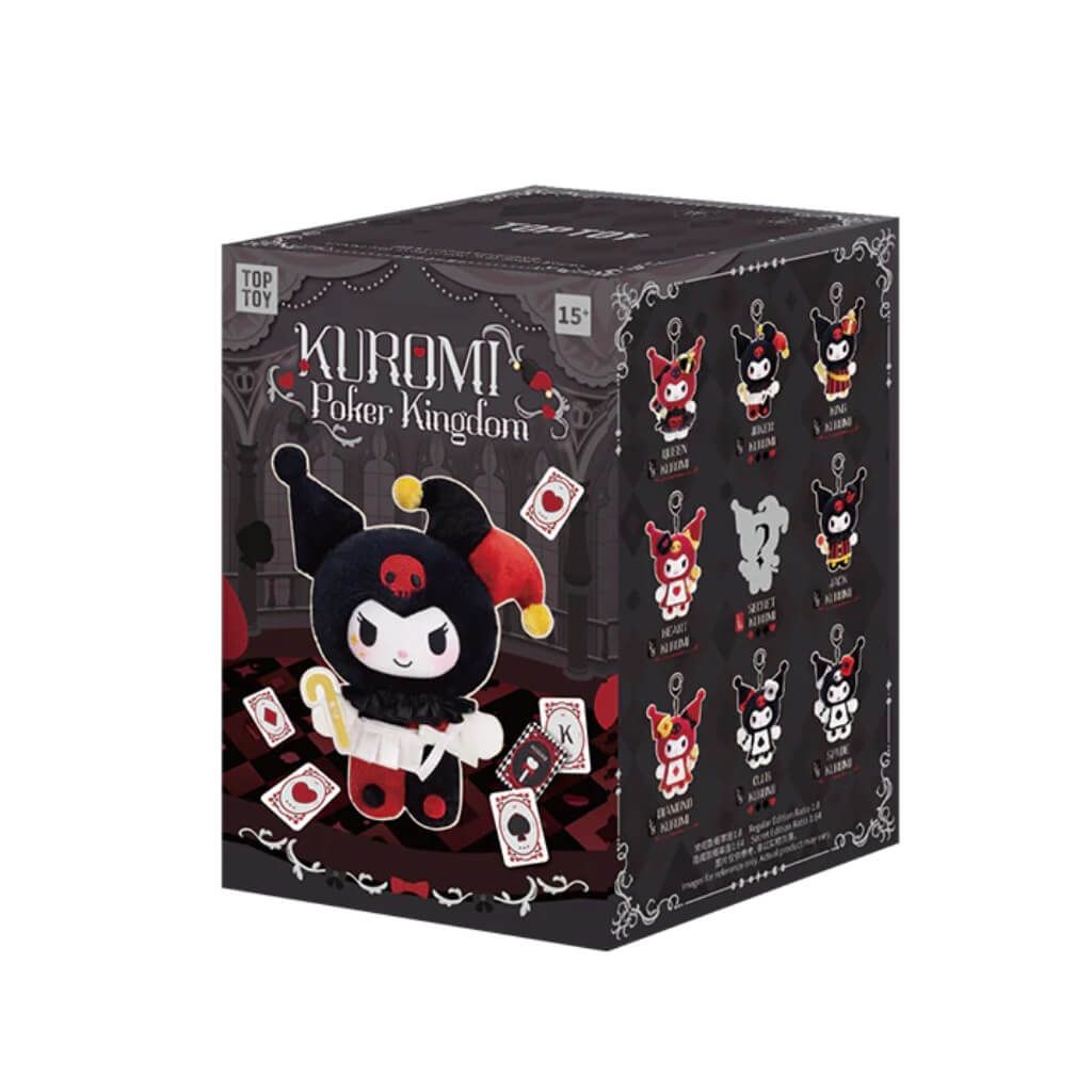 Mô hình đồ chơi Blind box Kuromi Poker Kingdom Series Plush Pendant TOP TOY