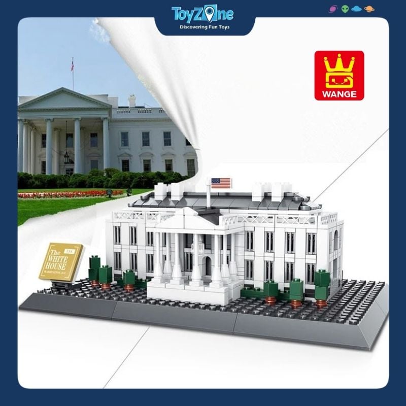 Bộ đồ chơi lắp ráp mô hình Công Trình Kiến Trúc Wange