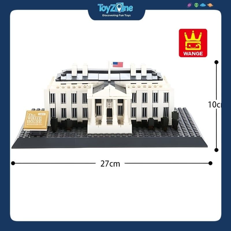 Bộ đồ chơi lắp ráp mô hình Công Trình Kiến Trúc Wange