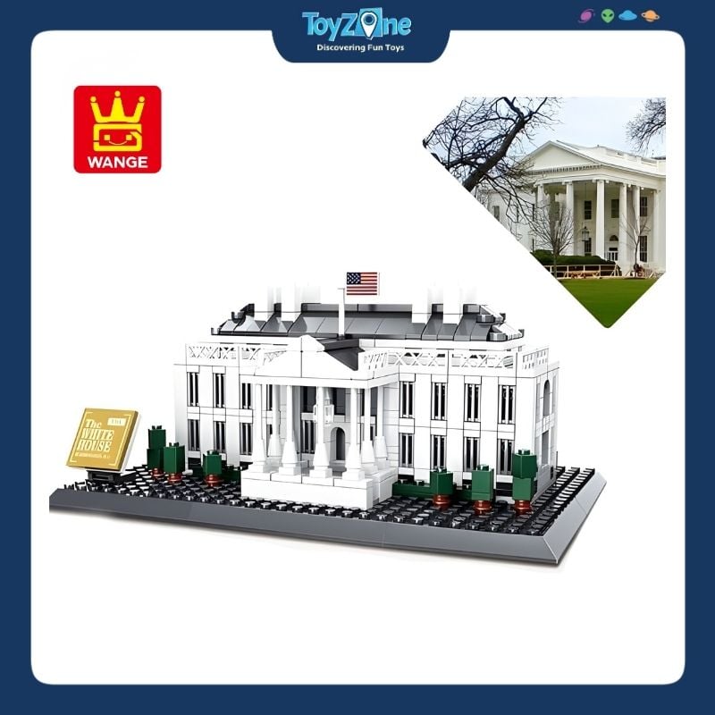 Bộ đồ chơi lắp ráp mô hình Công Trình Kiến Trúc Wange