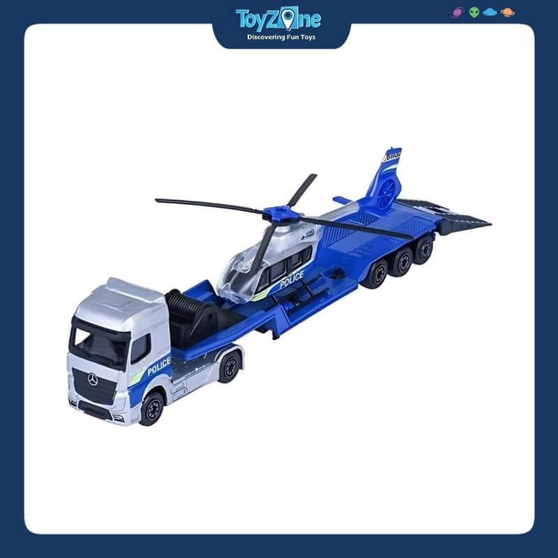  Đồ chơi mô hình xe City Transporter Mercedes-Benz Actros MAJORETTE 