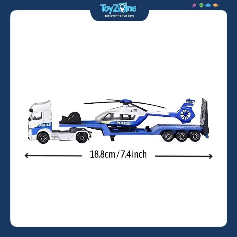  Đồ chơi mô hình xe City Transporter Mercedes-Benz Actros MAJORETTE 