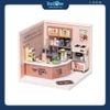 Mô hình lắp ráp nhà nhựa DIY Tiệm Trà Sữa Song Hỷ Rolife Super Creator Double Joy Bubble Tea DW006 ROBOTIME