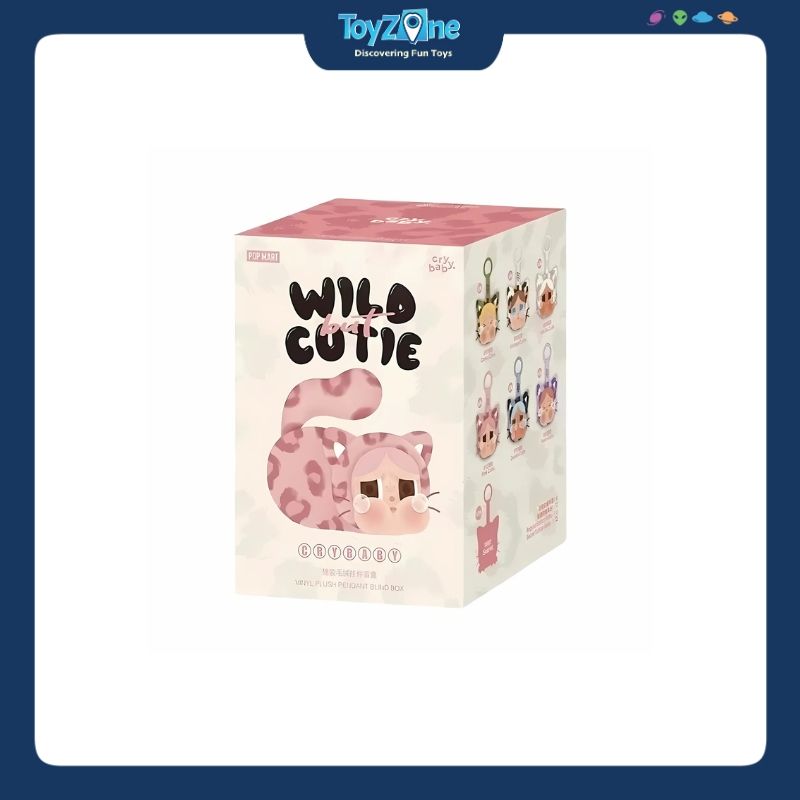 Mô hình đồ chơi Blind box Móc khoá Crybaby Wild But Cutie Series POP MART