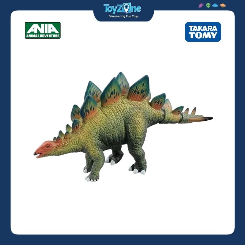  Mô hình đồ chơi Khủng long Vây Kiếm ANIA Stegosaurus TAKARA TOMY 