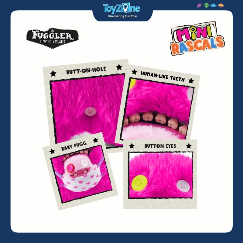 Mô hình đồ chơi sưu tầm Fuggler Mini Rascals 9inch ZURU TOYS