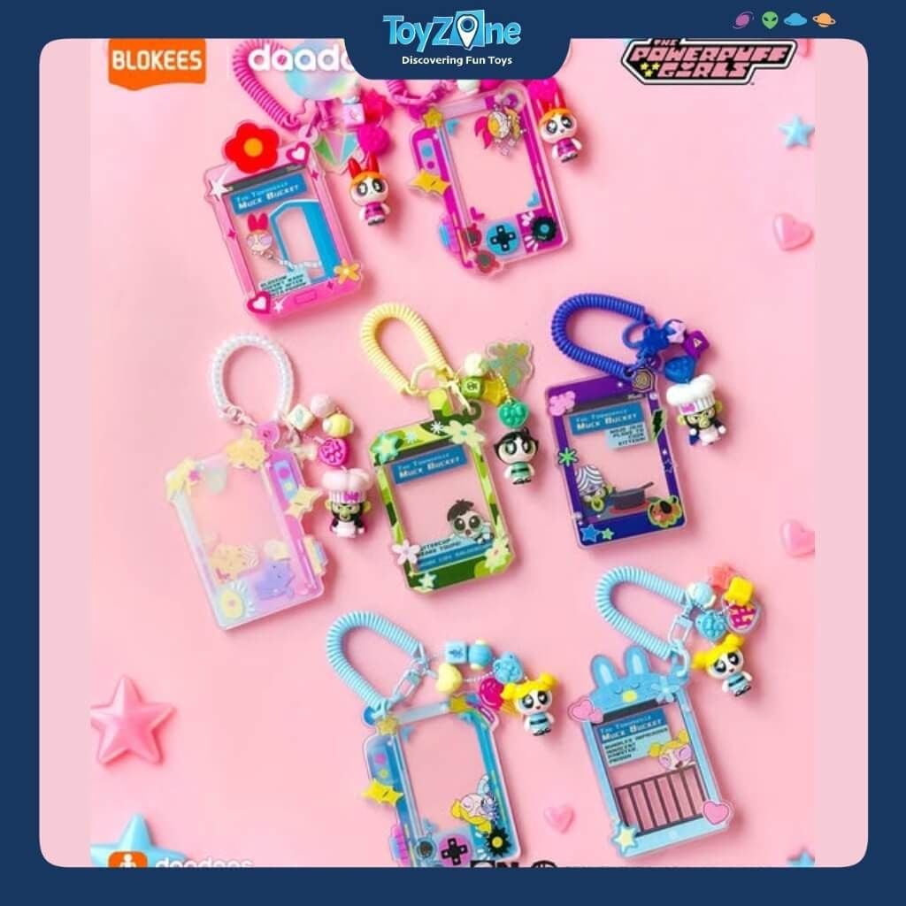 Mô hình Blind box móc khóa The Powerpuff Girls Daadoos ART Series 1 Lens Lumen Tales BLOKEES
