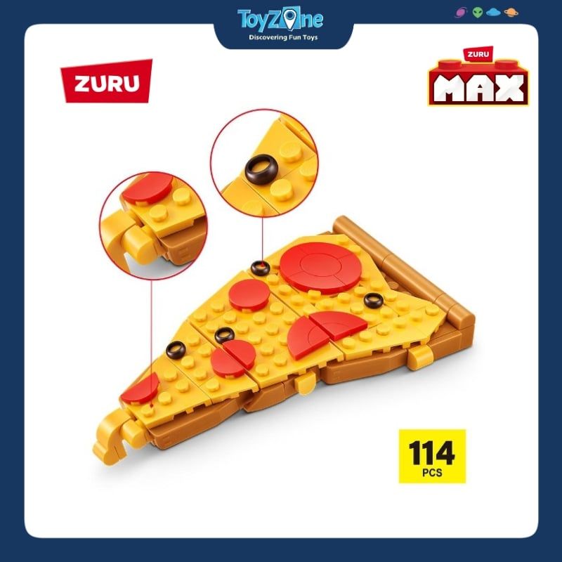  Mô hình đồ chơi Blind box lắp ráp MAX Snack ( Thức Ăn Nhanh ) ZURU TOYS 