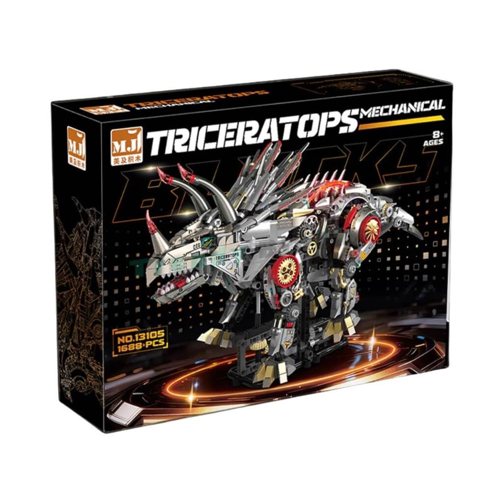 Mô hình lắp ráp Khủng Long Cơ Khí Tyrannosaurus Triceratops JB08 MJI