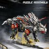 Mô hình lắp ráp Khủng Long Cơ Khí Tyrannosaurus Triceratops JB08 MJI