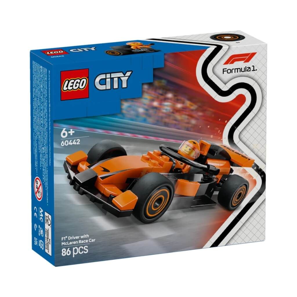 Bộ đồ chơi mô hình lắp ráp xe F1 Driver With McLaren Race Car LEGO CITY