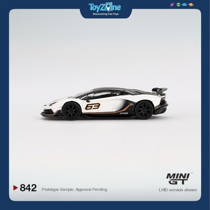  Mô hình xe Lamborghini Aventador SVJ 63 1:64 MiniGT 