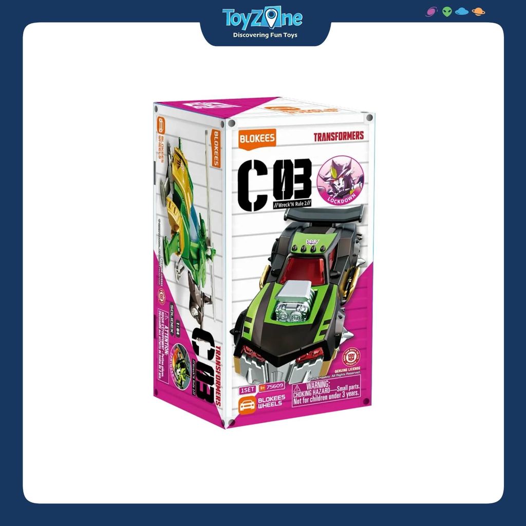 Mô hình đồ chơi lắp ráp Blind box Transformers Wheels C03 Wreck'N Rule 2 BLOKEES