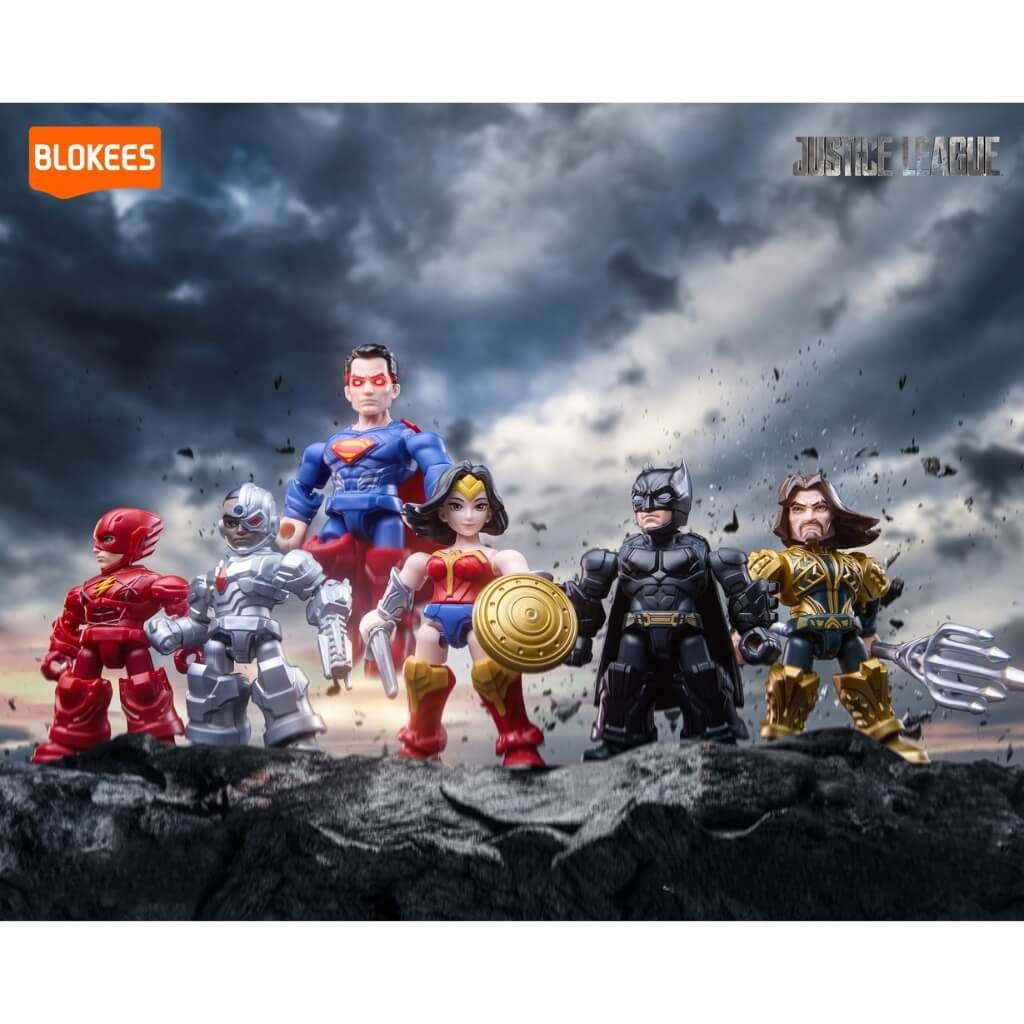 Mô hình đồ chơi lắp ráp DC Justice League Defender Version 02 Model Kits BLOKEES