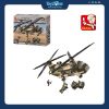 Bộ đồ chơi lắp ráp mô hình Trực Thăng Chiến Đấu SLUBAN