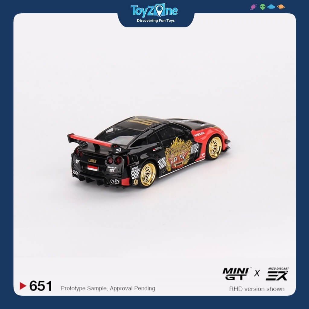  Mô hình xe LB-Silhouette Works GT Nissan 35GT-RR 1:64 MiniGT 