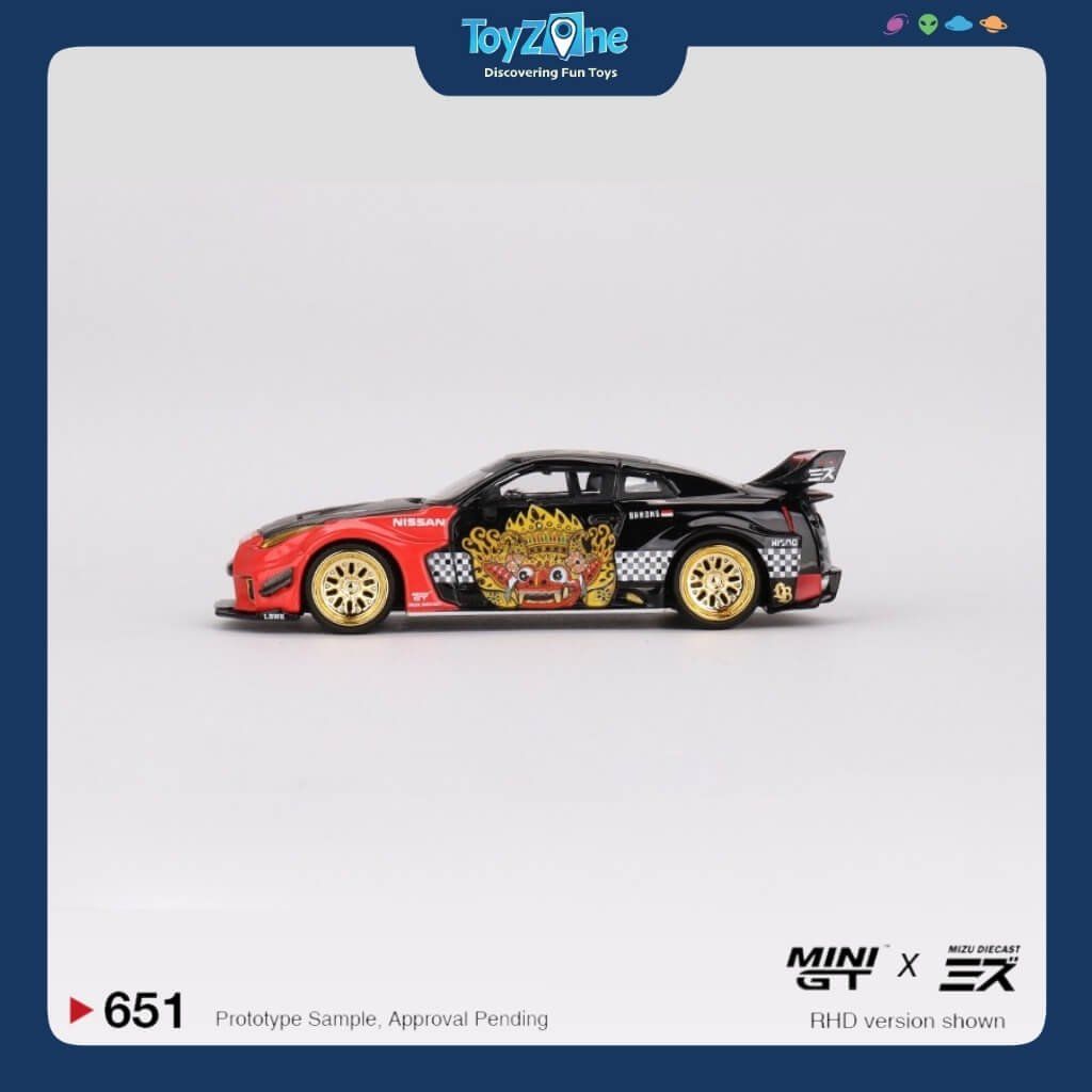  Mô hình xe LB-Silhouette Works GT Nissan 35GT-RR 1:64 MiniGT 