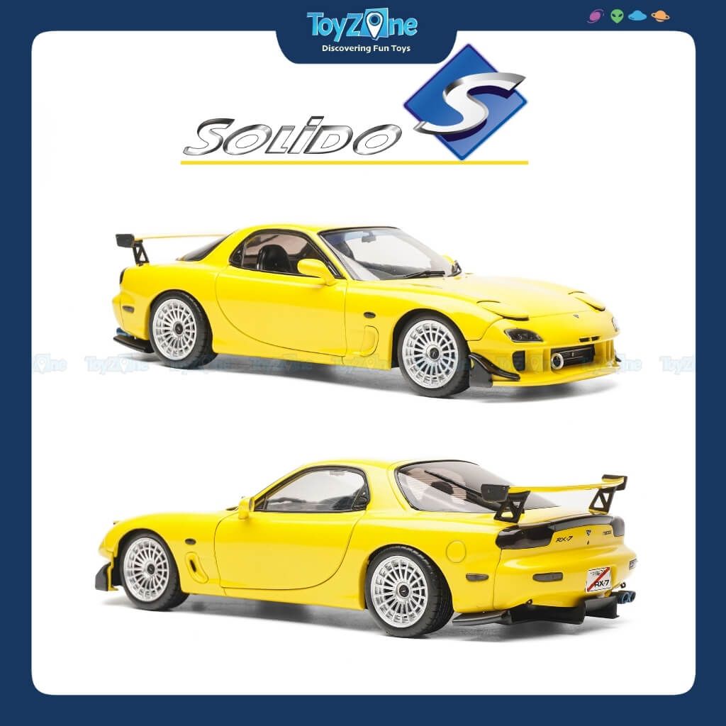 Mô hình xe Mazda RX7 FD3RS Streetfighters 1999 1:18 SOLIDO