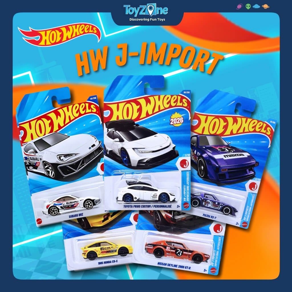 Đồ chơi mô hình xe Hot Wheels J-Import Importations Japonaises chính hãng