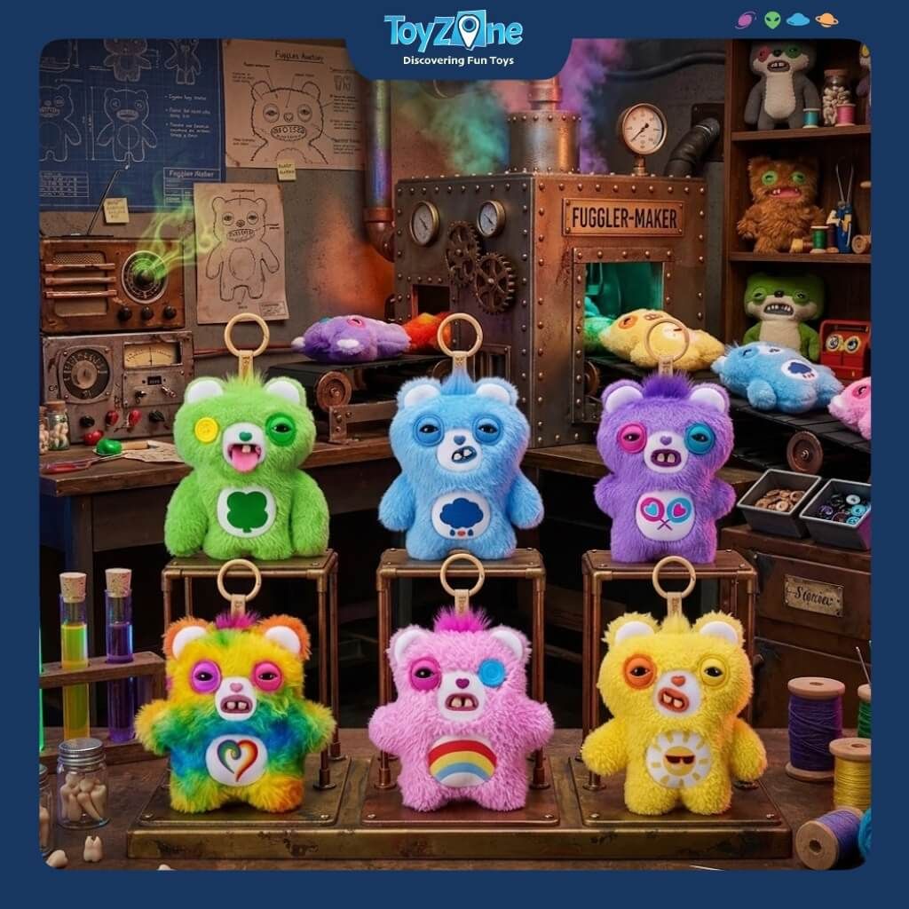 Đồ Chơi Móc Khóa Blind box Fuggler Care Bear Keyrings Ver 5inch ZURU TOYS