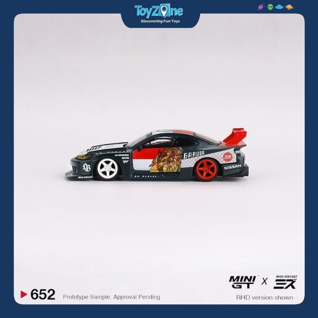  Mô hình xe Nissan LB-Super Silhouette S15 Silvia 1:64 MiniGT 
