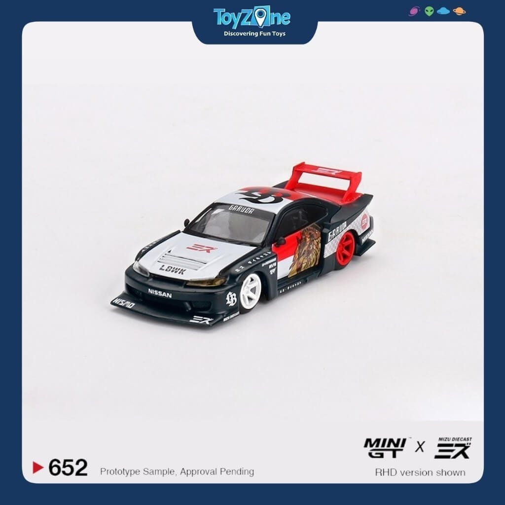  Mô hình xe Nissan LB-Super Silhouette S15 Silvia 1:64 MiniGT 