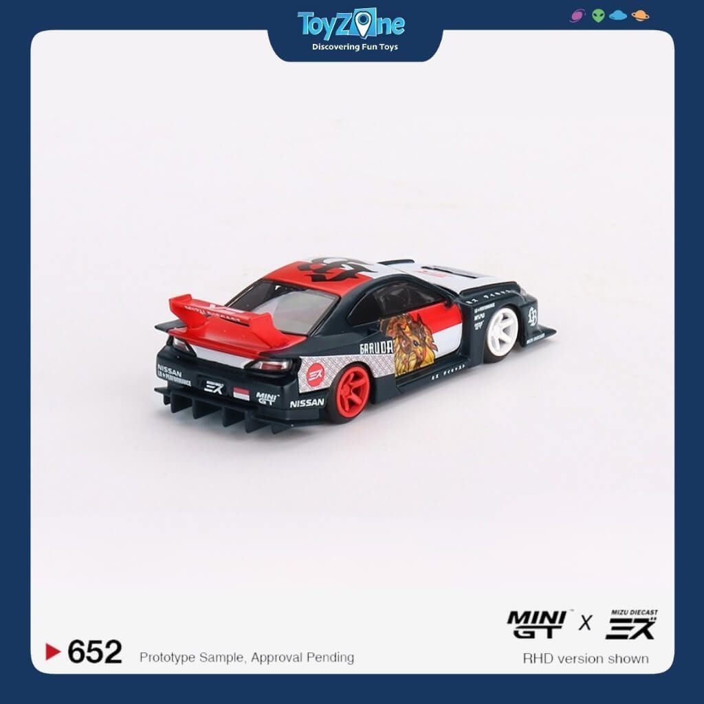  Mô hình xe Nissan LB-Super Silhouette S15 Silvia 1:64 MiniGT 