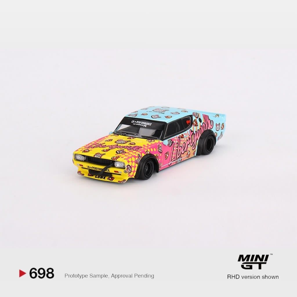Mô hình xe Nissan Skyline Kenmeri Liberty Walk LBWK 1:64 MiniGT