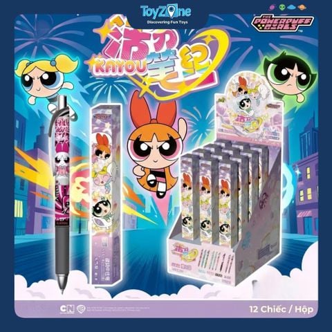 Bút Gel Blind box The Powerpuff Girls Energetic Memoirs Vitality Edition Series 1 KAYOU