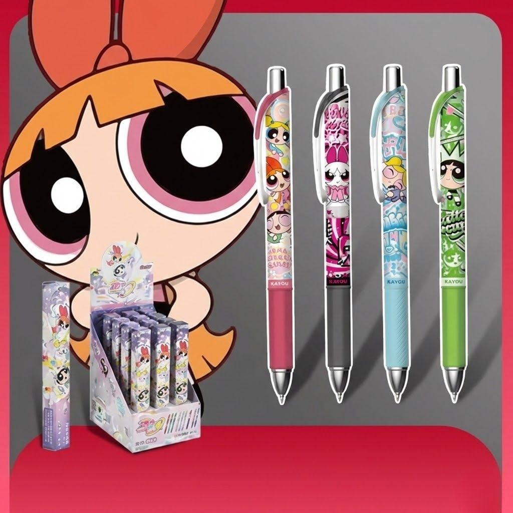 Bút Gel Blind box The Powerpuff Girls Energetic Memoirs Vitality Edition Series 1 KAYOU