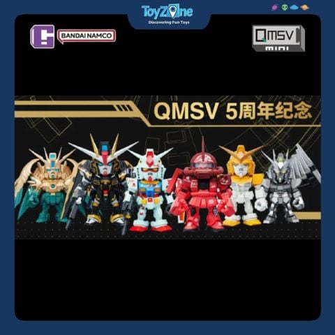 Mô hinh đồ chơi Blind box QMSV Mini Gundam Artist Collaboration 5th Anniversary Series BANDAI NAMCO