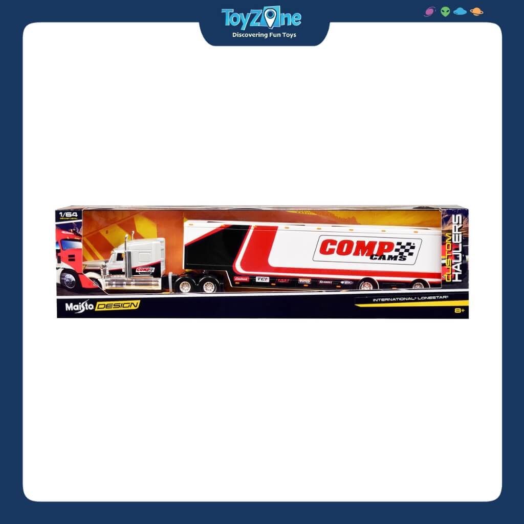 Mô hình xe Mack Anthem Truck RAUH-WELT Car Transporter 2020 1:64 MAISTO