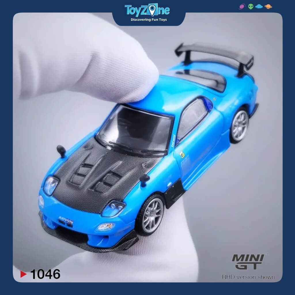 Mô hình xe Mazda RX-7 RE-Amemiya 20B NA 3ROTOR-7 1:64 MiniGT
