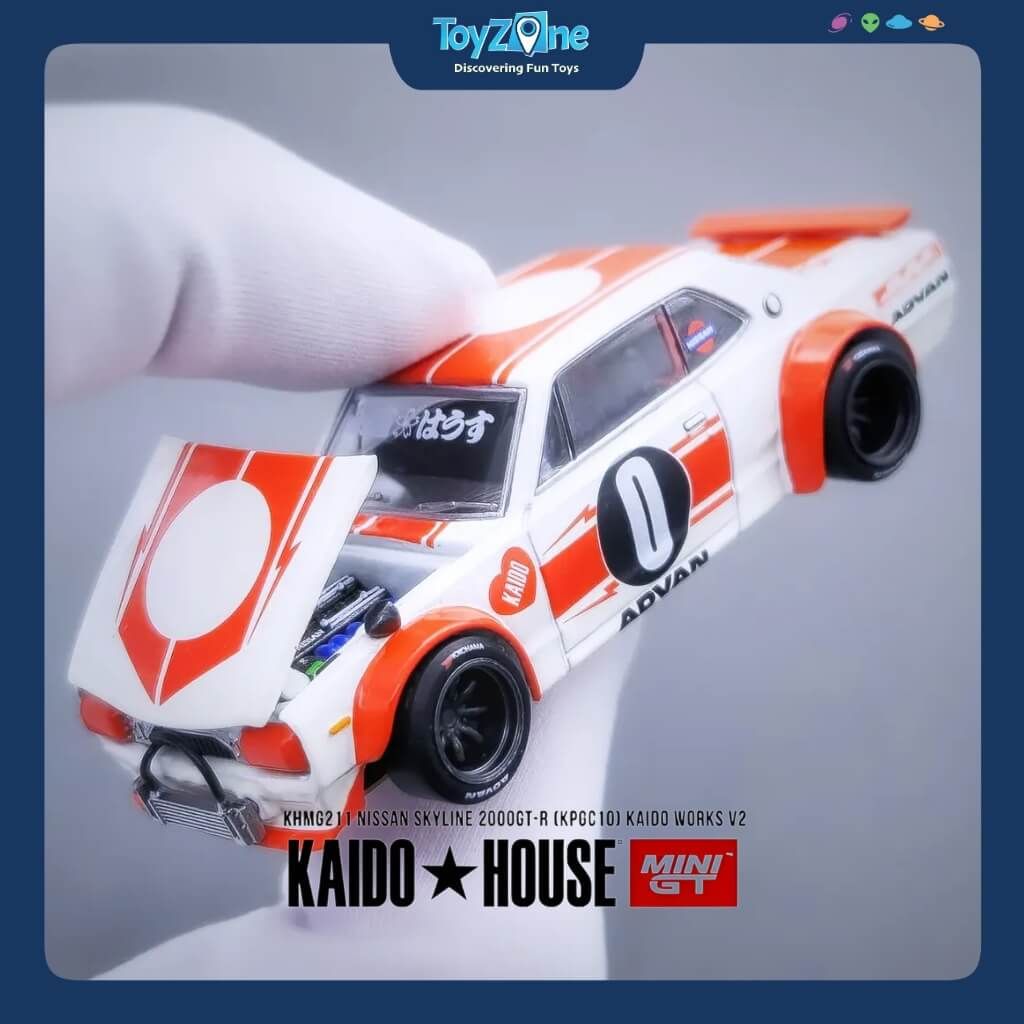 Mô hình xe Nissan Skyline 2000GT-R ( KPGC10 ) 1:64 KAIDO HOUSE x MiniGT