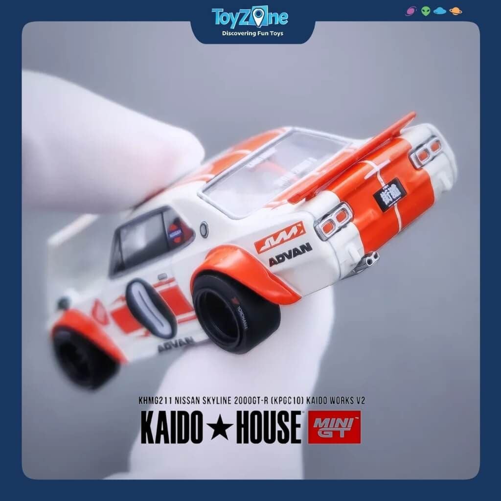 Mô hình xe Nissan Skyline 2000GT-R ( KPGC10 ) 1:64 KAIDO HOUSE x MiniGT