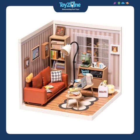 Mô hình lắp ráp nhà nhựa DIY Phòng Khách Ấm Áp Rolife Super Creator Cozy Living Lounge DW007 ROBOTIME