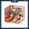 Mô hình lắp ráp nhà nhựa DIY Phòng Khách Ấm Áp Rolife Super Creator Cozy Living Lounge DW007 ROBOTIME