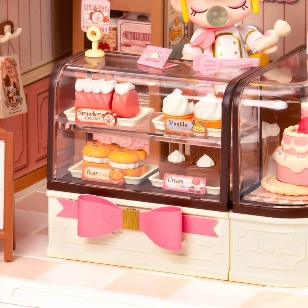 Mô hình lắp ráp nhà nhựa DIY Cửa Hàng Bánh Ngọt Rolife Super Creator Tasty Cake Shop DW019B ROBOTIME