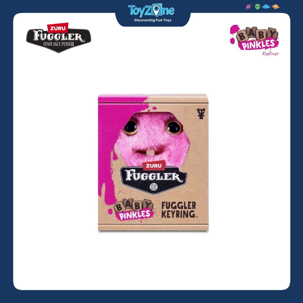 Mô hình móc khoá đồ chơi sưu tầm Fuggler Baby Pinkles Keyrings 3.5 inch ZURU TOYS