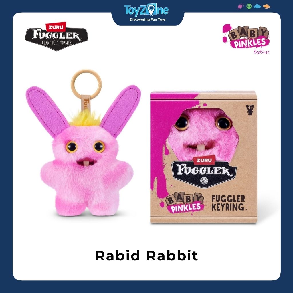 Mô hình móc khoá đồ chơi sưu tầm Fuggler Baby Pinkles Keyrings 3.5 inch ZURU TOYS